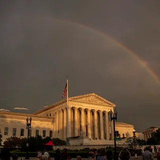 Columns of the United States Supreme Court building