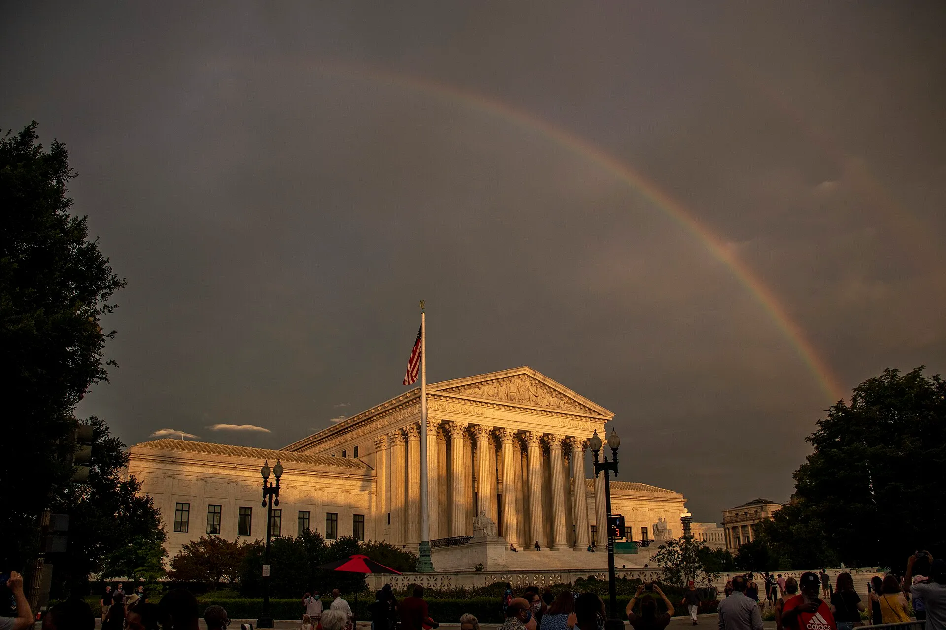 Columns of the United States Supreme Court building